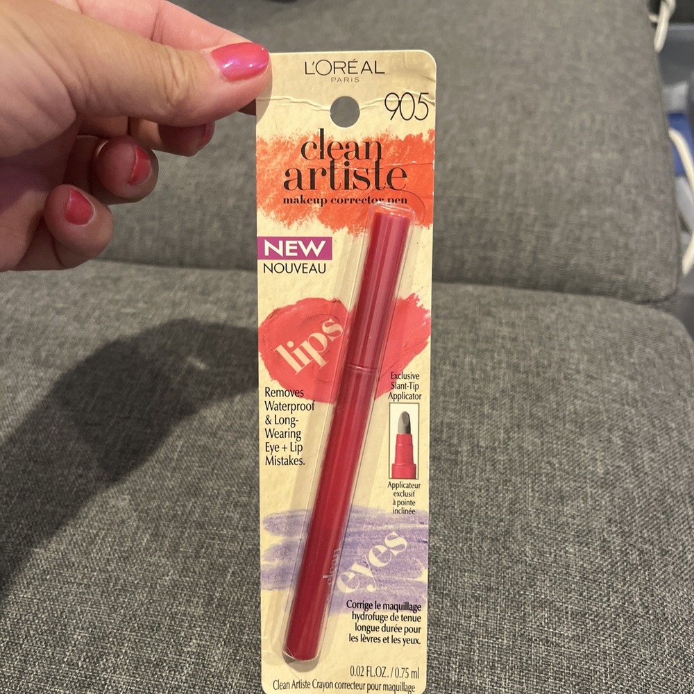 ONE (1) L'oreal CLEAN ARTISTE Eye & Lip # 905 Makeup Corrector Pen 0.02 Oz RARE